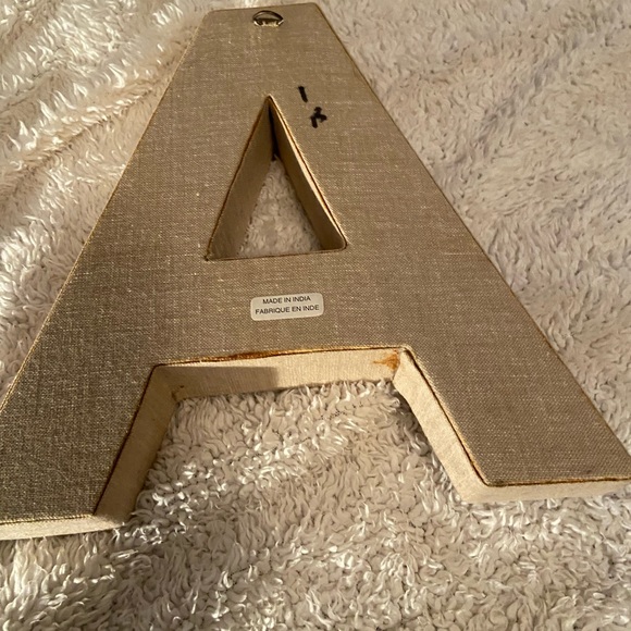 Letter A with map wall art - Picture 7 of 9